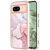Защитный чехол Deexe Marble Style для Google Pixel 8A - Rose Gold: фото 1 из 6