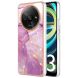 Защитный чехол Deexe Marble Style для Xiaomi Redmi A3 - Light Purple (349256LV). Фото 1 из 6