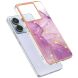Защитный чехол Deexe Marble Style для Xiaomi Redmi Note 13 Pro 5G / Poco X6 - Light Purple (341167LV). Фото 2 из 6