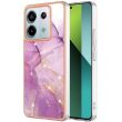 Защитный чехол Deexe Marble Style для Xiaomi Redmi Note 13 Pro 5G / Poco X6 - Light Purple (341167LV)