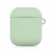 Защитный чехол Deexe Matte Case для Apple AirPods 1 / 2 - Green (247304G). Фото 2 из 6