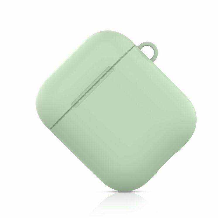 Защитный чехол Deexe Matte Case для Apple AirPods 1 / 2 - Green: фото 4 из 6