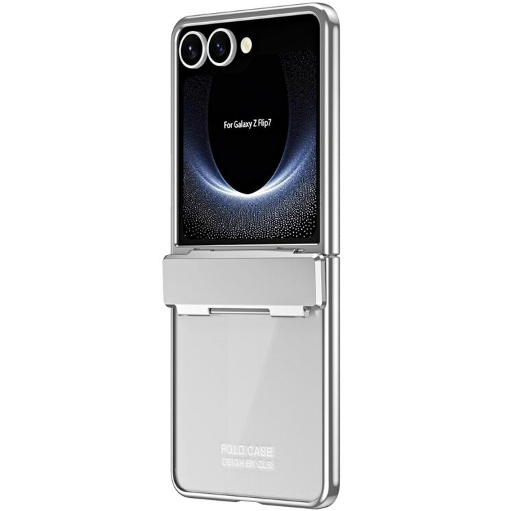 Защитный чехол Deexe Mirage Series для Samsung Galaxy Flip 7 - Silver: фото 2 из 13