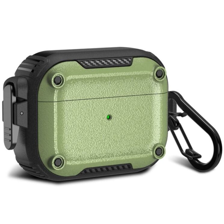 Захисний чохол Deexe Plen Series для Apple AirPods Pro 2 - Army Green: фото 1 з 6