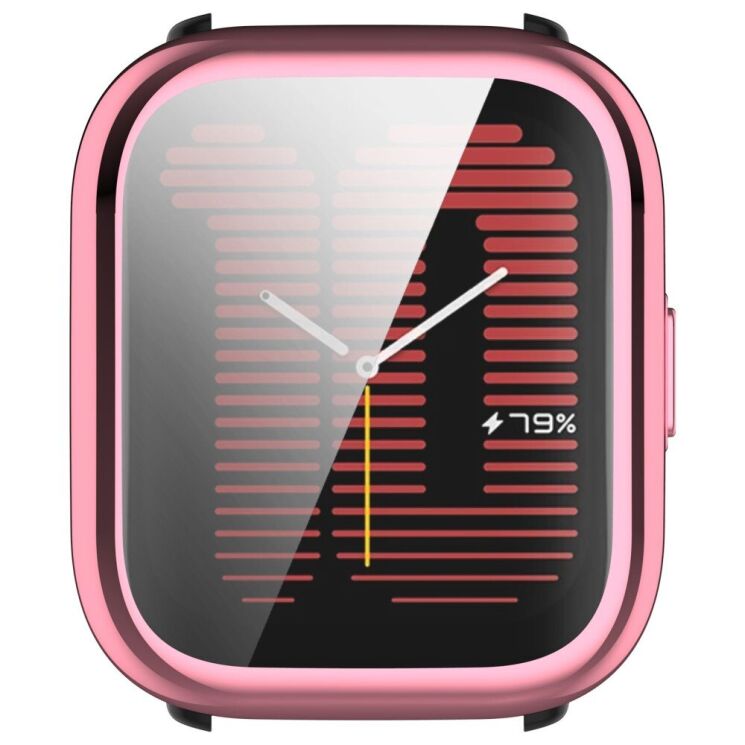 Защитный чехол Deexe Protective Frame для Huami Amazfit Active (A2211) - Pink: фото 5 из 8
