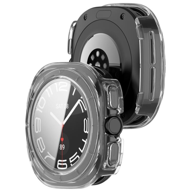 Защитный чехол Deexe Protective Frame для Samsung Galaxy Watch Ultra (47mm) - Transparent: фото 3 из 7