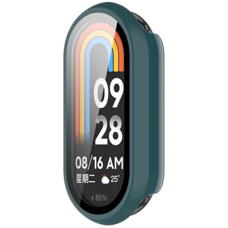 Защитный чехол Deexe Protective Frame для Xiaomi Mi Smart Band 9 - Green: фото 2 из 8