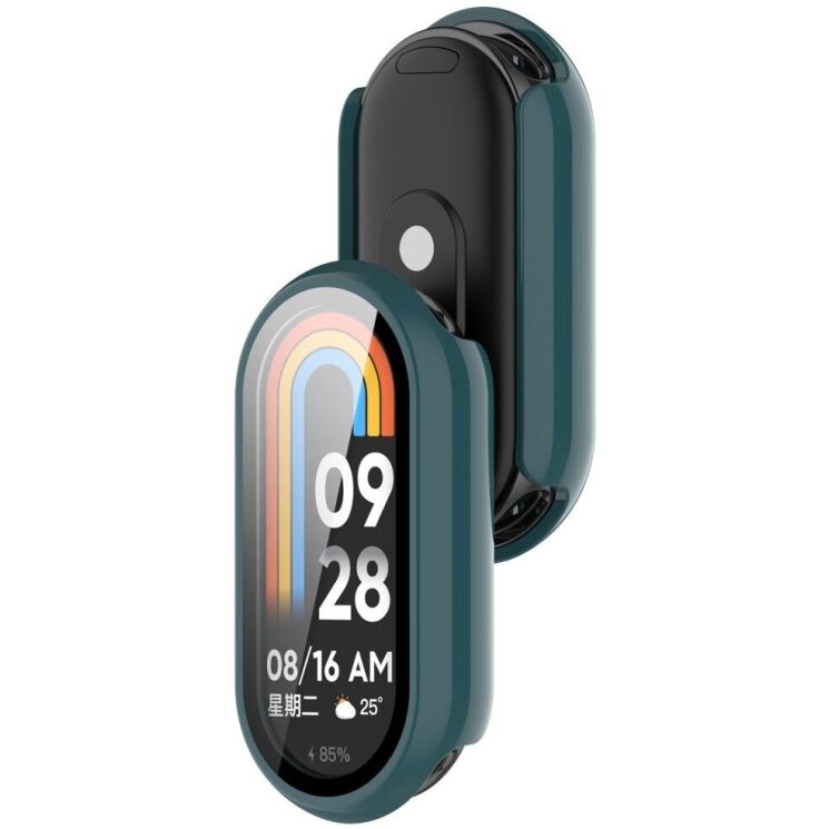 Защитный чехол Deexe Protective Frame для Xiaomi Mi Smart Band 9 - Green: фото 3 из 8
