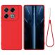 Захисний чохол Deexe Silicone Case для Infinix GT 20 Pro - Red (356004R). Фото 1 з 8
