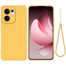 Защитный чехол Deexe Silicone Case для OPPO Reno 13 F/FS 5G - Yellow: фото 1 из 8