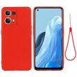 Защитный чехол Deexe Silicone Case для OPPO Reno 7 - Red (299726R)
