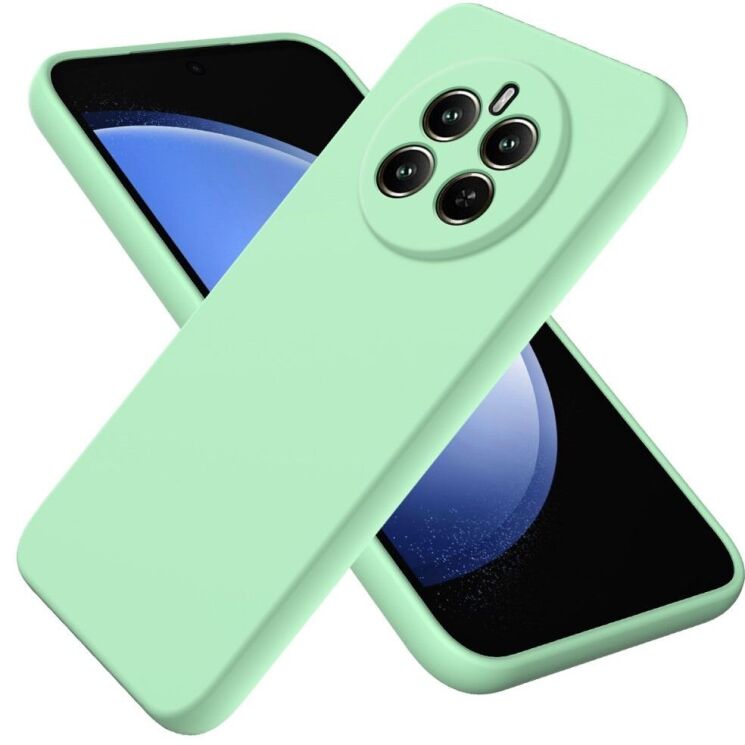 Защитный чехол Deexe Silicone Case для Realme 12 / 12 Plus - Green: фото 1 из 8
