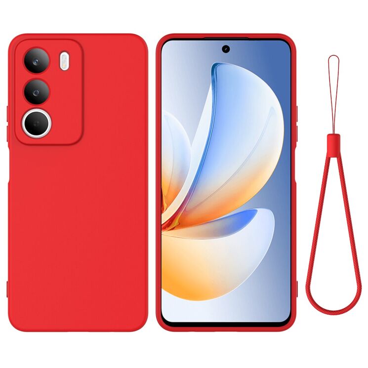 Защитный чехол Deexe Silicone Case для Realme C71 - Red: фото 1 из 8