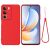 Захисний чохол Deexe Silicone Case для Realme C71 - Red: фото 1 з 8