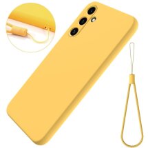 Захисний чохол Deexe Silicone Case для Samsung Galaxy M15 (M156) - Yellow: фото 1 з 7