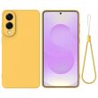 Защитный чехол Deexe Silicone Case для Samsung Galaxy S25 Edge (S937) - Yellow (377511Y)