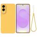 Защитный чехол Deexe Silicone Case для Samsung Galaxy S25 Edge (S937) - Yellow (377511Y). Фото 1 из 9