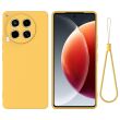 Защитный чехол Deexe Silicone Case для TECNO Camon 30 (CL6) - Yellow (352110Y)