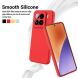 Защитный чехол Deexe Silicone Case для Xiaomi 15 - Red (371234R). Фото 4 из 8