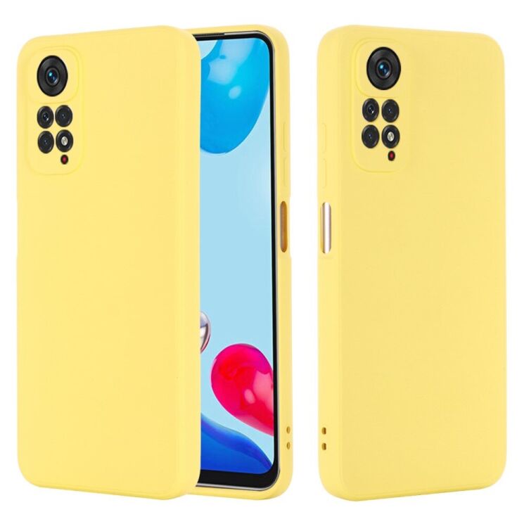 Защитный чехол Deexe Silicone Case для Xiaomi Redmi Note 11 Pro Global (4G/5G) / 11E Pro - Yellow: фото 2 из 11