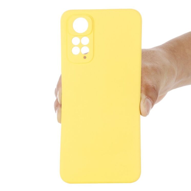 Защитный чехол Deexe Silicone Case для Xiaomi Redmi Note 11 Pro Global (4G/5G) / 11E Pro - Yellow: фото 6 из 11