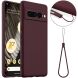 Захисний чохол Deexe Silicone Case with MagSafe для Google Pixel 7 Pro - Wine Red (308268WR). Фото 1 з 9