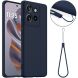 Защитный чехол Deexe Silicone Case with MagSafe для Motorola Edge 50 Neo - Dark Blue (367153DB). Фото 1 из 9