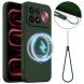 Защитный чехол Deexe Silicone Case with MagSafe для Xiaomi Poco F9 Ultra - Dark Green (430143DG). Фото 1 из 8