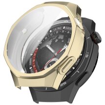 Защитный чехол Deexe Silicone Frame для Huawei Watch GT 5 Pro (46mm) - Gold: фото 1 из 7