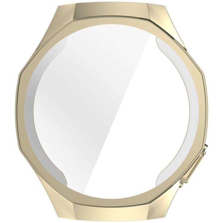 Защитный чехол Deexe Silicone Frame для Huawei Watch GT 5 Pro (46mm) - Gold: фото 3 из 7