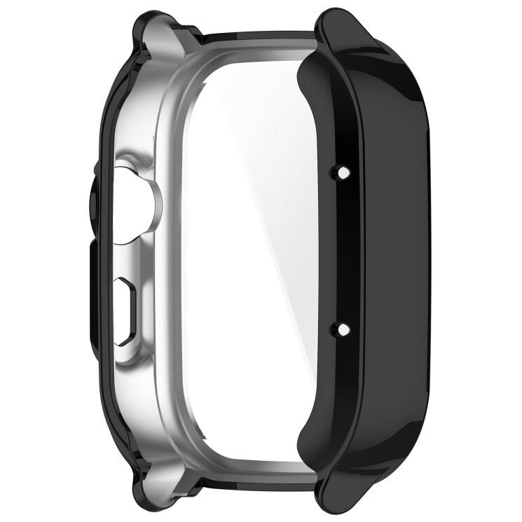Защитный чехол Deexe Silicone Frame для Realme Watch 5 - Black: фото 3 из 7
