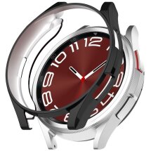Захисний чохол Deexe Silicone Frame для Samsung Galaxy Watch 6 Classic (47mm) - Black: фото 1 з 8
