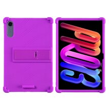Захисний чохол Deexe Silicone Kickstand для Lenovo Idea Tab Pro Gen 2 - Purple: фото 1 з 18