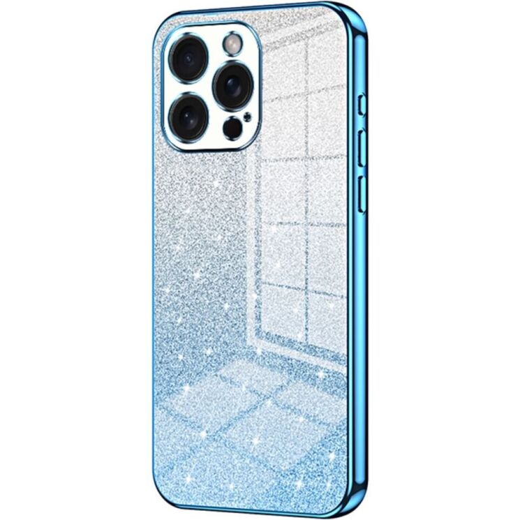 Защитный чехол Deexe Sparkles Cover для Apple iPhone 15 Pro Max - Blue: фото 1 из 7
