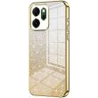 Защитный чехол Deexe Sparkles Cover для OPPO Reno 14 F/FS - Gold (388346F)
