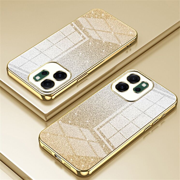 Защитный чехол Deexe Sparkles Cover для OPPO Reno 14 F/FS - Gold: фото 2 из 7