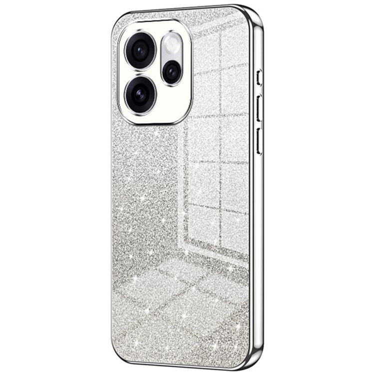 Защитный чехол Deexe Sparkles Cover для OPPO Reno 15 Pro - Silver: фото 1 из 7