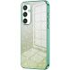 Защитный чехол Deexe Sparkles Cover для Samsung Galaxy S24 - Green (343534G). Фото 1 из 7