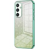 Захисний чохол Deexe Sparkles Cover для Samsung Galaxy S24 - Green (343534G)