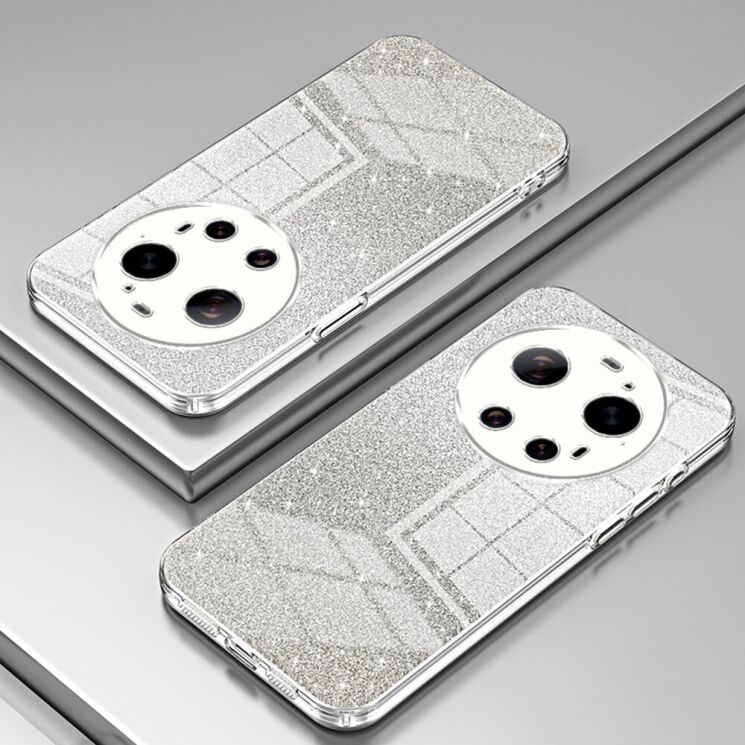 Защитный чехол Deexe Sparkles Cover для Xiaomi 17 Ultra - Transparent: фото 2 из 7