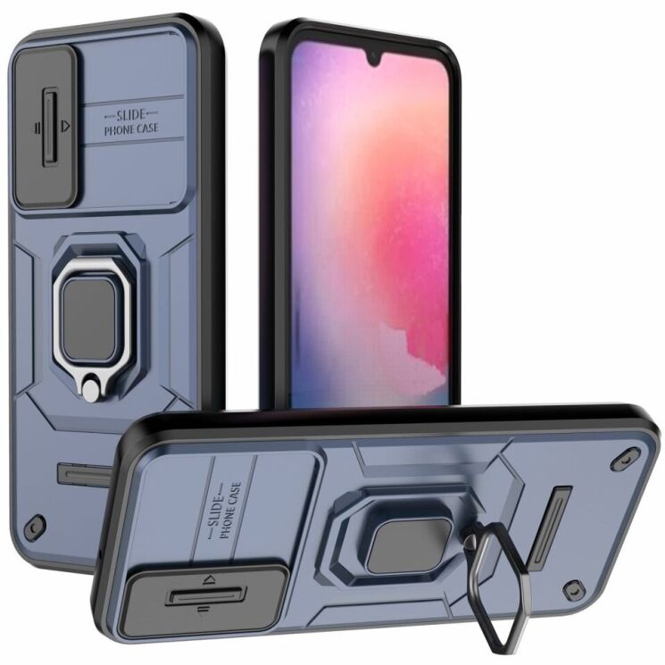 Защитный чехол Deexe Stellar Shield для Samsung Galaxy A24 (A245) - Blue: фото 1 из 8
