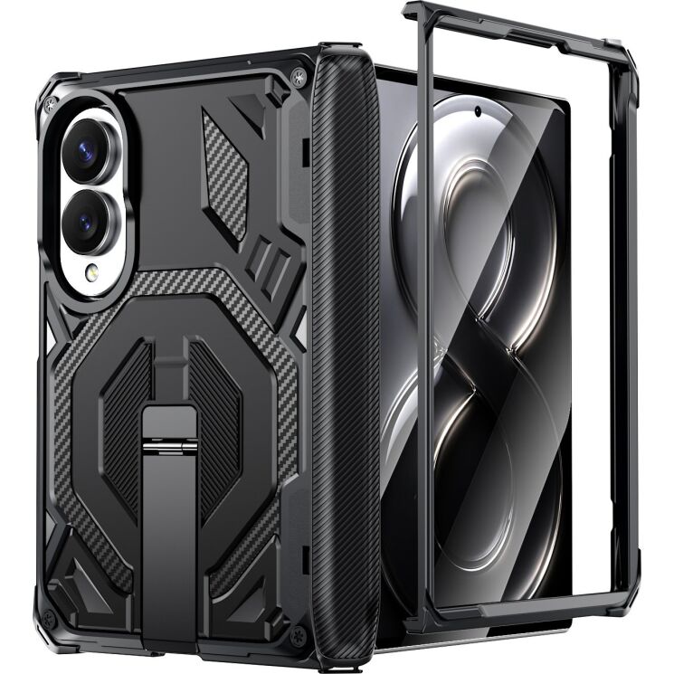 Захисний чохол Deexe Tank Stand для Samsung Galaxy Fold 8 - Black: фото 2 з 10