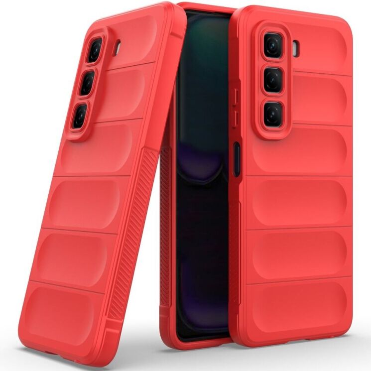 Защитный чехол Deexe Terra Case для Infinix Hot 50 - Red: фото 2 из 8
