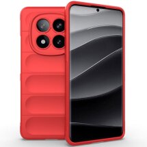 Защитный чехол Deexe Terra Case для Xiaomi Redmi Note 14 Pro Plus - Red: фото 1 из 10