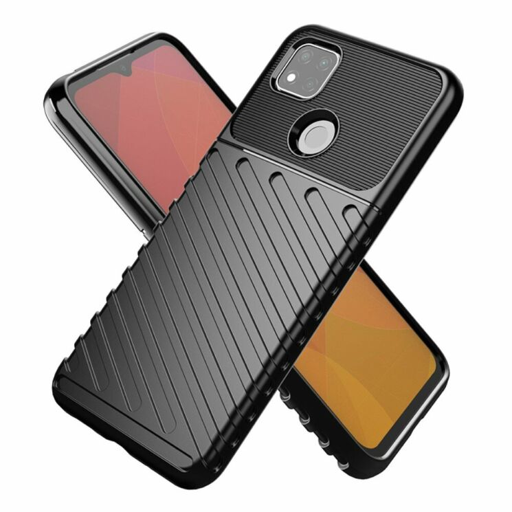 Защитный чехол Deexe Thunder Series для Xiaomi Redmi 9C - Black: фото 2 из 4