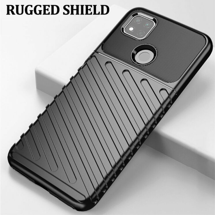 Защитный чехол Deexe Thunder Series для Xiaomi Redmi 9C - Black: фото 4 из 4