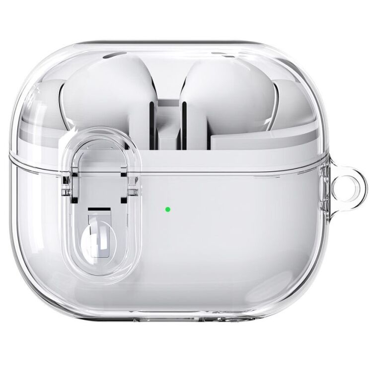 Захисний чохол Deexe Transcend Case для Samsung Galaxy Buds 3 / Buds 3 Pro - Transparent: фото 1 з 1