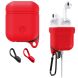 Защитный чехол Deexe Waterproof Case для Apple AirPods 1 / 2 - Red (204505R). Фото 1 из 14