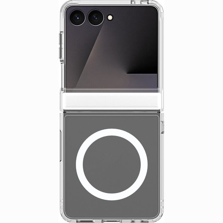 Защитный чехол DUX DUCIS Clin Series MagSafe для Samsung Galaxy Flip 8 - Clear: фото 1 из 13