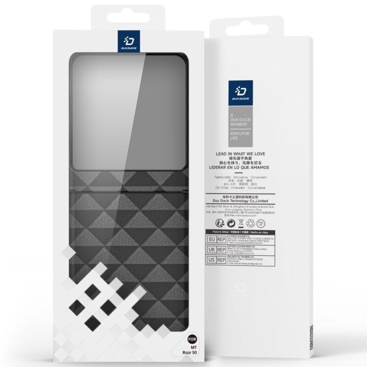 Защитный чехол DUX DUCIS Fitt Series для Motorola Razr 50 - Black: фото 3 из 12